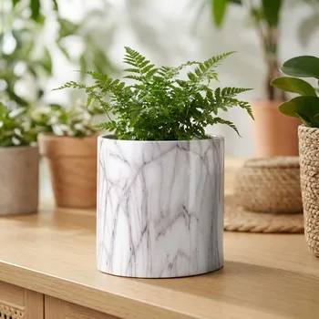 Obal na květináč Květináč MONDEX NEVA MARBLE 14 × 15 cm