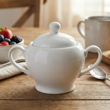 Cukřenka Cukřenka s víčkem MONDEX BASIC 380 ml bílá