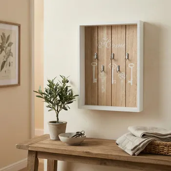 Železářství Otevřená schránka na klíče MONDEX STACY bílá 22 × 5 × 28,5 cm