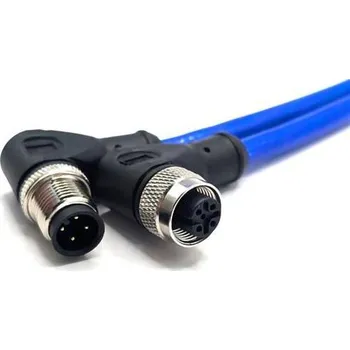 Mueller Electric C4BD81M005 konektor akčního/snímacího členu , C4BD81M005, piny: 4, 5 m, 1 ks