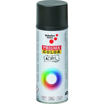 Barva ve spreji SCHULLER ČERNÝ LESK LAK VE SPREJI AKRYL 400 ML