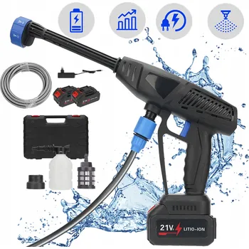 Vysokotlaký čistič Bezdrátová Pistole na Mytí Aut s Vysokým Tlakem (s Tryskou)