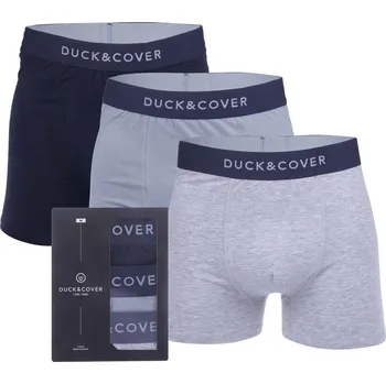 Pánské spodní prádlo Boxerky Duck and Cover Navy Grey 8700615 L