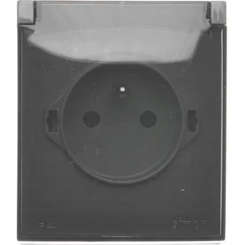 Elektrická zásuvka Elektrická Zásuvka Kontakt-simon šedá