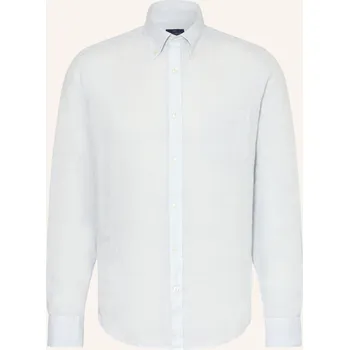 Pánská košile Paul & Shark Pánská Lněná Košile Regular Fit, tmavě modrá, 43