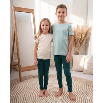 Dívčí legíny Dětské legíny Jožánek lahvově zelené