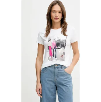 Tričko Dkny P61MRWNA bílá 00X, vel. XS