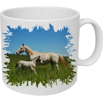 Moon River Kůň hrnek s koněm vzor 012 obsah 330 ml (hrneček s koněm)
