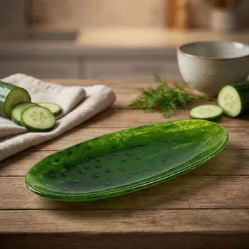 Dóza na potraviny Nádoba okurka MONDEX ARIA FRESH 6,9 × 18,4 × 1,8 cm zelená