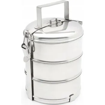 Termoska Jídlonosič termoska trojitá 3L nerezová ocel, turistické menážky