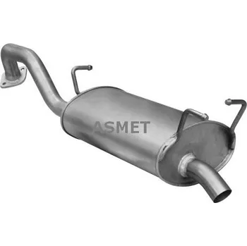 Tlumič výfuku Zadní tlumič výfuku ASMET 14.058