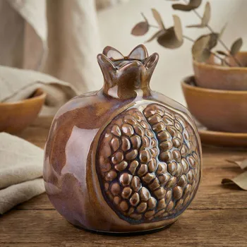 Figura granát MONDEX SAGGIO 12×12×13 cm béžová