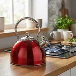 Čajník s píšťalkou MONDEX LIAM 2,5 l červený