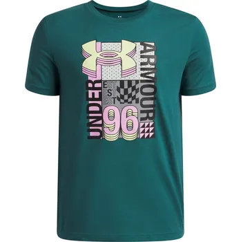Dětská móda Tričko Under Armour Rack Green 1226522 11-12 (L)