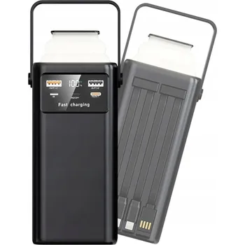 Powerbanka POWERBANK 60000MAH 45W PD QC4.0 7X NABÍJENÍ SVÍTILNA POPRUH NA NOŠENÍ