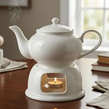 Konvice na čaj Džbán s ohřívačem MONDEX BASIC 1,1 l 23 × 14 cm bílý