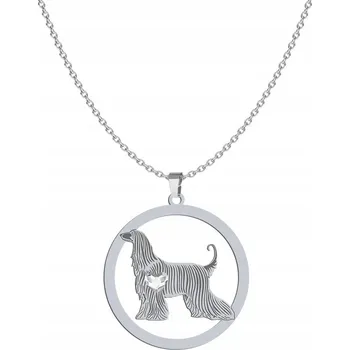 Náhrdelník Náhrdelník Stříbro 925 Afgánský chrt s věnováním