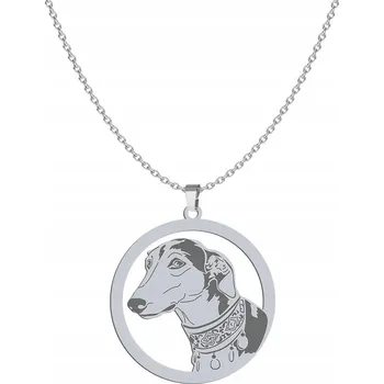 Náhrdelník Polský chrt STŘÍBRO 925 GRAVÍROVÁNÍ VĚNOVÁNÍM DÁREK
