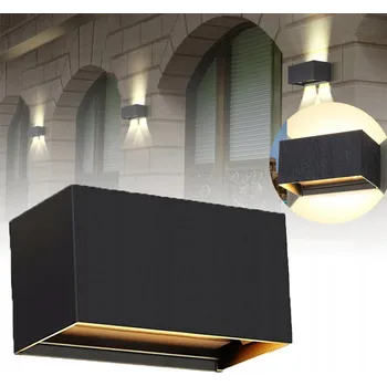 Nástěnné svítidlo Moderní LED Nástěnné Svítidlo s Dvojitou Hlavou, Pro Vnitřní i Venkovní Použití