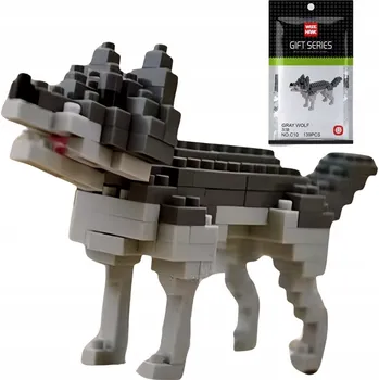 ostatní stavebnice STAVEBNICE ZVÍŘATA PRO DĚTI ZOO SÁČEK DÁREK KREATIVNÍ