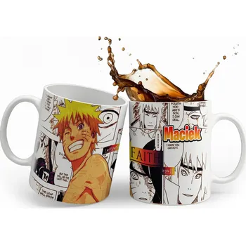 Bílý hrnek - NARUTO ANIME