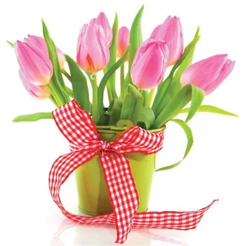 Dětské zboží ARCH 9101 20 x 23,5 cm tulipány s mašlí