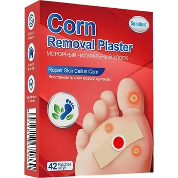 Náplast NÁPLASTI NA BRADAVICE NA NOHOU, ŠETRNÉ, BEZBOLESTNÉ, ÚČINNÁ LÉČBA KUŘÍCH OK