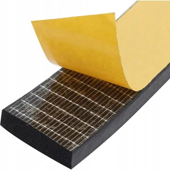 EPDM těsnění 2x20mm samolepicí profil, těsnící páska na dveře, okna, akustická