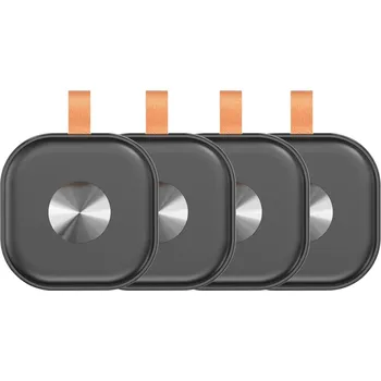 Chytrý lokátor VINGNUT pro klíče, zavazadla a peněženku, 4 ks, černý