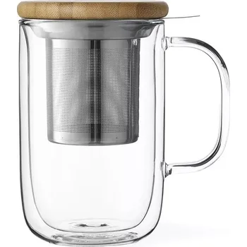 Viva Scandinavia Minima Balance dvoustěnný hrnek se sítkem 500 ml