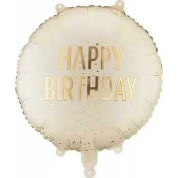 Balónek Fóliový balónek pastilka krémový Cream 35 cm