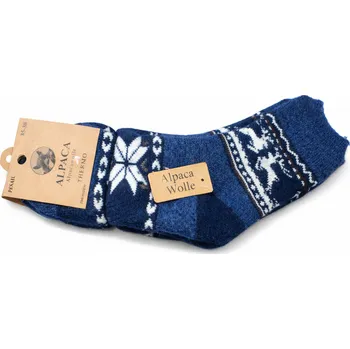 Dámské ponožky xcena Alpaca thermo ponožky tm. modré Velikost: 35-38