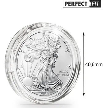 LEUCHTTURM Kapsle na mince Ultra Perfect Fit Ultra Perfect FIt: American Eagle (40,6 mm)