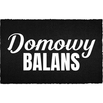 KOKOSOVÁ ROHOŽKA ČERNÁ VSTUPNÍ ČISTICÍ ZÓNA 60X40CM - HUMOR A DOMÁCÍ POHODA