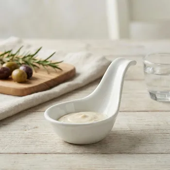 Mistička na dipy ve tvaru lžíce MONDEX BASIC 60 ml bílá