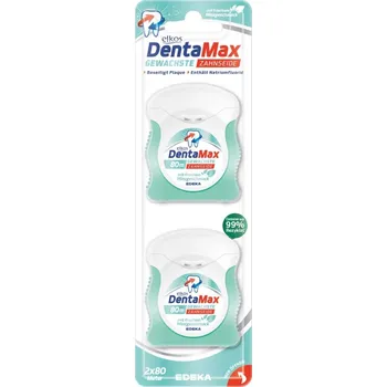 Zubní nit Zubní nit voskovaná mátová s fluorem 100 metrů