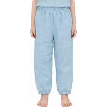 ESITO | Dětské mušelínové kalhoty Luca Blue - modrá / 122