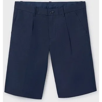 Chlapecké kraťasy Dětské šortky s příměsí lnu Mayoral 6214.7A.Junior.PPY2 námořnická modř 59X, vel. 128