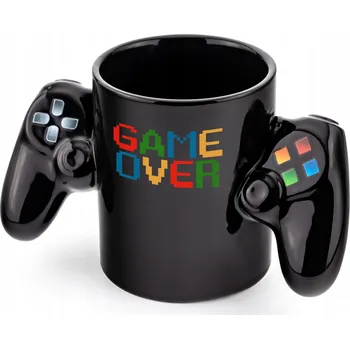 Hrnek Froster s potiskem Game Over ve tvaru herního ovladače, 350 ml