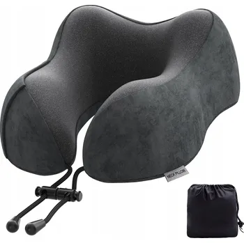 Polštář KRČNÍ POLŠTÁŘ Polštář Z Paměťové Pěny Do Letadla, Auta, Kanceláře, 25 cm