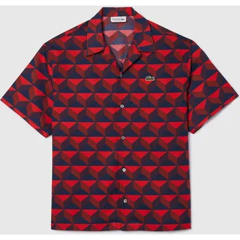 Pánská košile Košile Lacoste Red 7143584 XL/XXL
