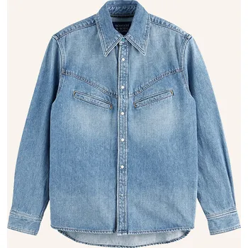 Pánská košile Scotch & Soda Pánská Džínová Košile, tmavě modrá, 46