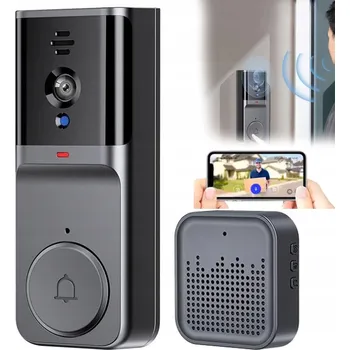 IP kamera BEZDRÁTOVÝ ZVONEK KE DVEŘÍM WIFI S HD KAMEROU, CHYTRÝ VIDEOVRÁTNÝ