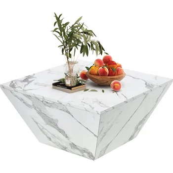 Konferenční stolek Konferenční stolek Arhatreya obdélníkový 70 x 70 x 37 cm bílý