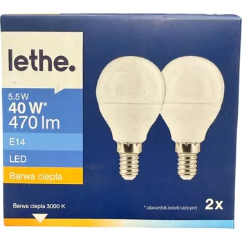 Žárovka Lethe LED žárovka E27 100W Teplá bílá 2 ks