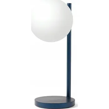 Lampička Lexon Bubble Lamp LED lampa s 15W indukční nabíječkou - tmavě modrá