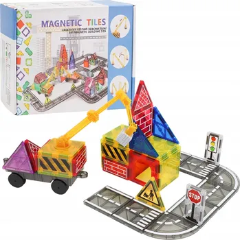 ostatní stavebnice STAVEBNICE STAVEBNICE VELKÉ 3D PANELY MAGNETIC SET 40 dílků.