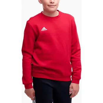 Chlapecká mikina Dětská mikina Adidas bavlna červená, velikost 152