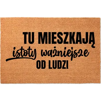 KOKOSOVÁ ROHOŽKA PŘED DVEŘE 60X40 cm - DŮLEŽITĚJŠÍ VĚCI