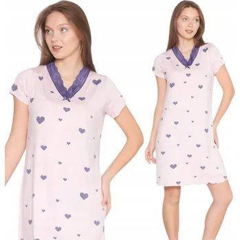 Dámské noční prádlo Košile noční košile z VISKÓZY, lehká, prodyšná, pohodlná PREMIUM, elegantní M